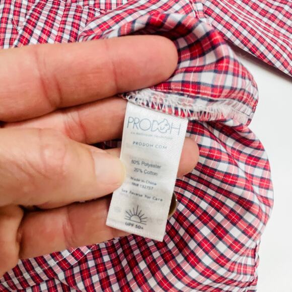 NWT Prodoh Size 5 Winterberry Plaid Fishing Shirt - Picture 6 of 6